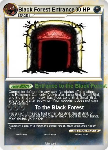 Pokemon Black Forest Entrance