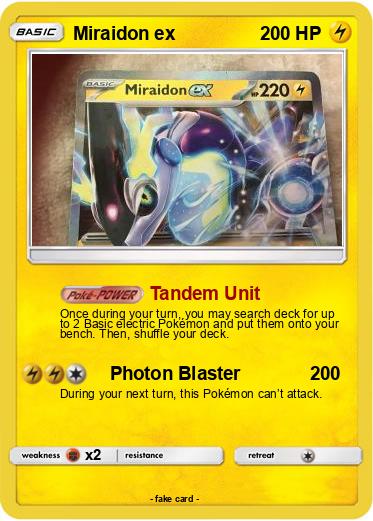 Pokemon Miraidon ex