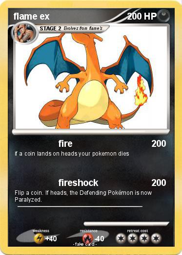 Pokemon flame ex