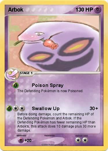 Pokemon Arbok Pokemon Arbok