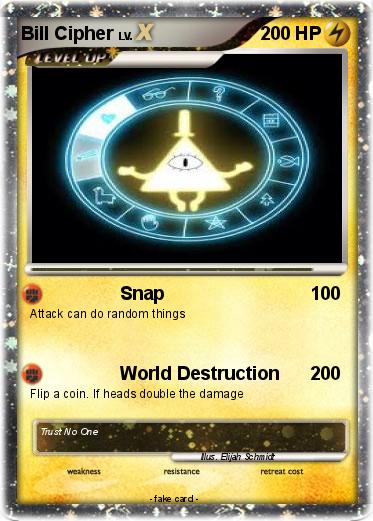 Pokemon Bill Cipher