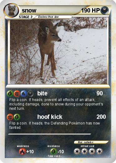 Pokemon snow