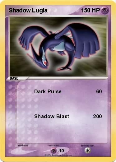 Pokemon Shadow Lugia 