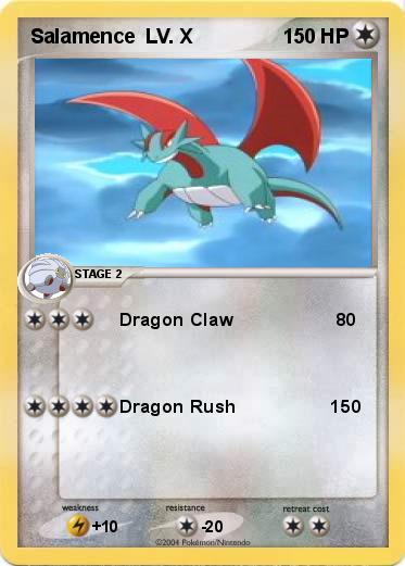 Pokemon Salamence  LV. X