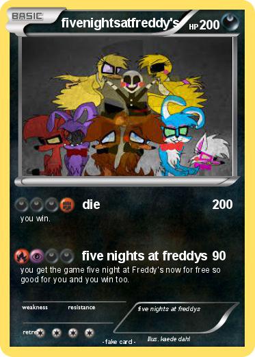 Pokemon fivenightsatfreddy's