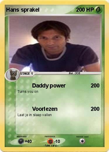 Pokemon Hans sprakel
