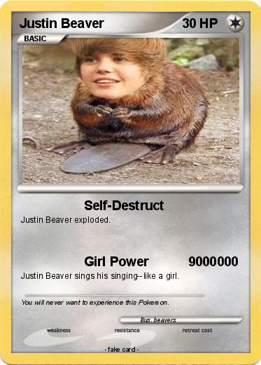 Pokemon Justin Beaver