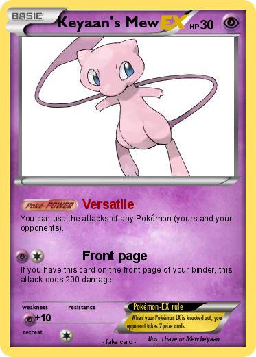 Pokemon Keyaan's Mew