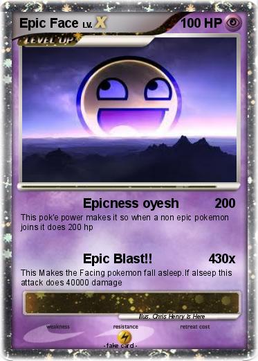 Pokemon Epic Face