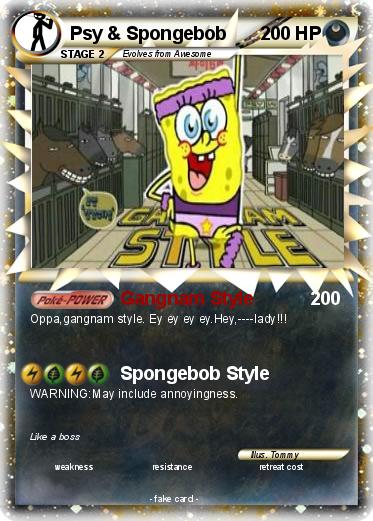 Pokemon Psy & Spongebob