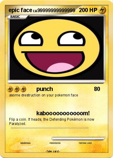 Pokemon epic face