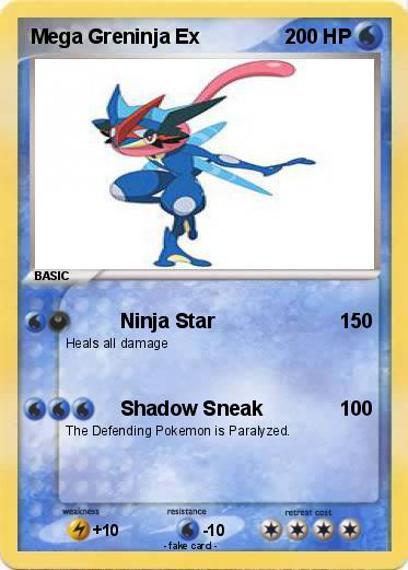 Pokemon Mega Greninja Ex