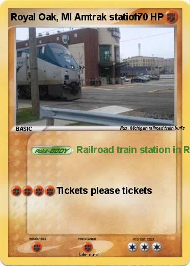 Pokemon Royal Oak, MI Amtrak station