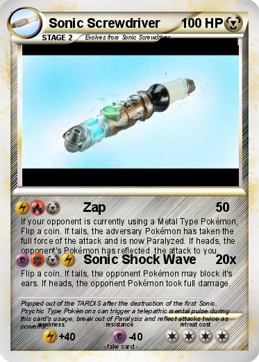 Pokemon Sonic Screwdriver