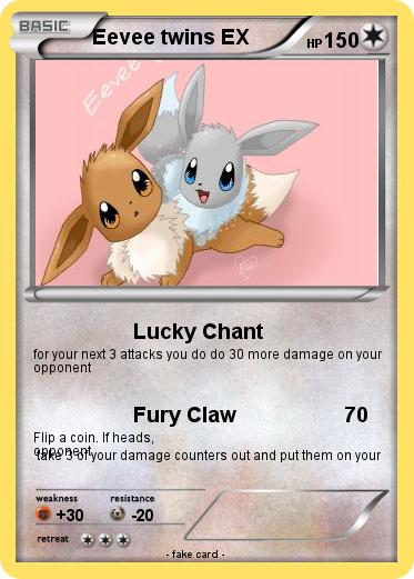 Pokemon Eevee twins EX