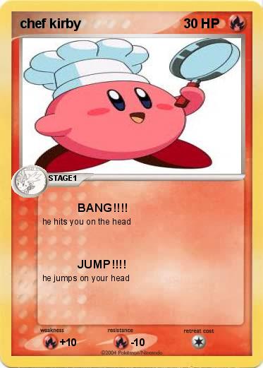 Pokemon chef kirby