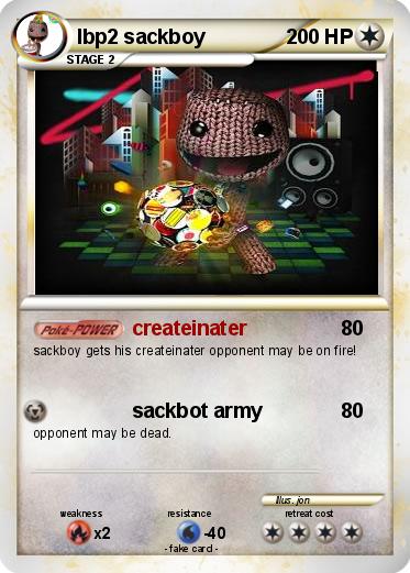 Pokemon lbp2 sackboy