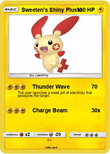 Pokemon Sweeten's Shiny Plusle