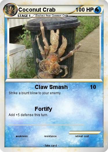Pokemon Coconut Crab