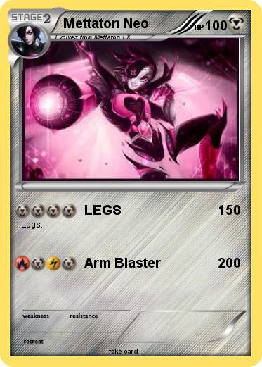Pokemon Mettaton Neo