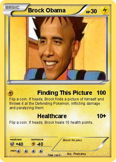 Pokemon Brock Obama
