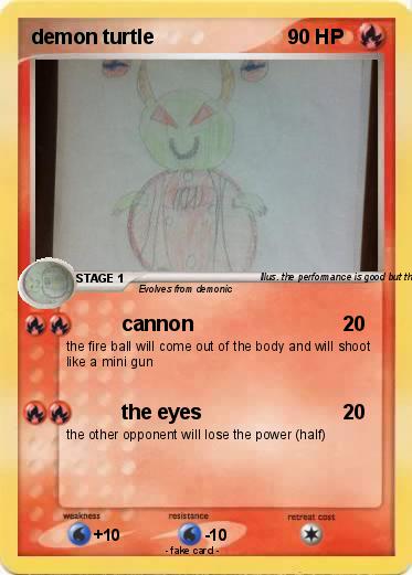 Pokemon demon turtle