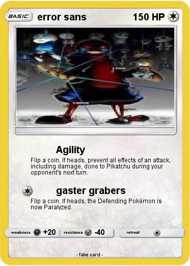 Pokemon error sans