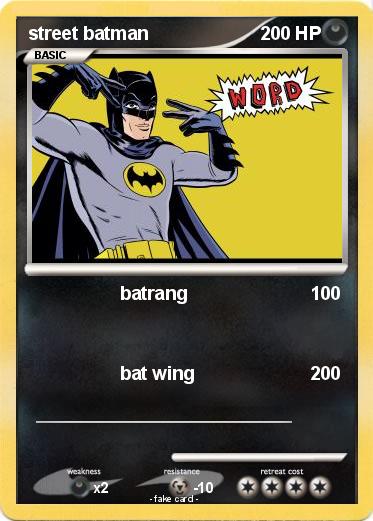 Pokemon street batman