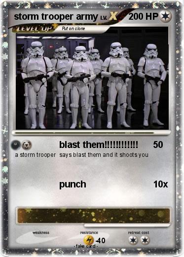 Pokemon storm trooper army