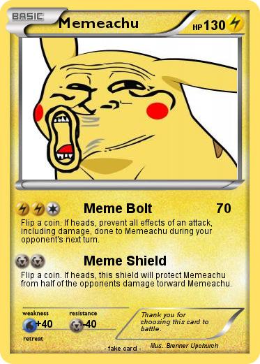 Pokemon Memeachu