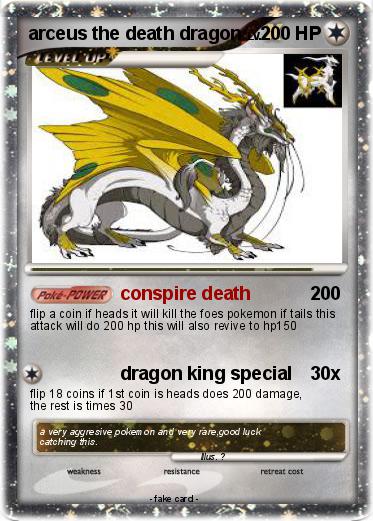Pokemon arceus the death dragon