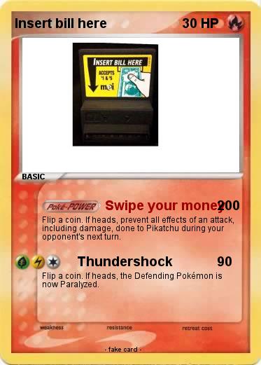 Pokemon Insert bill here