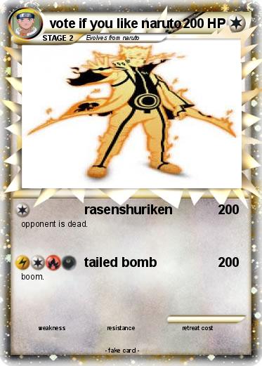 Pokemon vote if you like naruto