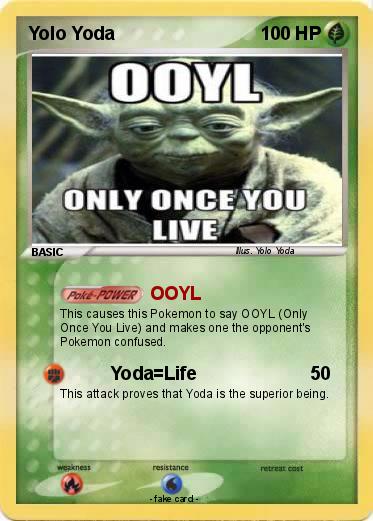 Pokemon Yolo Yoda