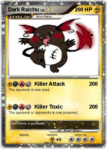 Pokemon Dark Raichu