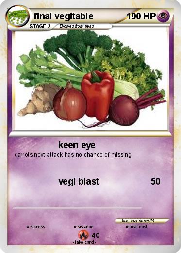 Pokemon final vegitable