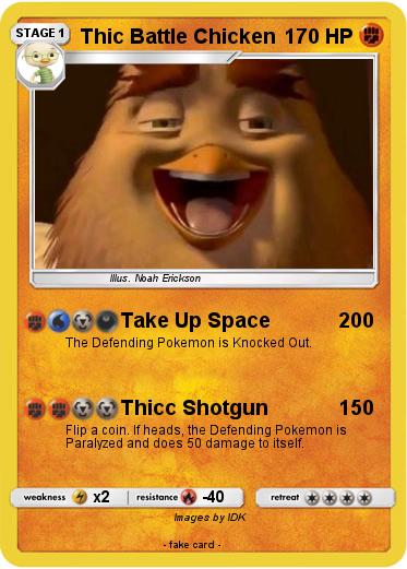 Pokemon Thic Battle Chicken