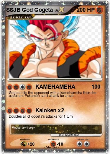 Pokemon SSJB God Gogeta