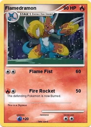 Pokemon Flamedramon