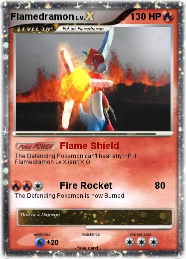 Pokemon Flamedramon