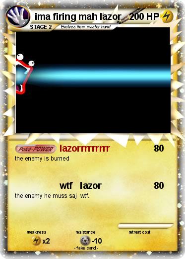 Pokemon ima firing mah lazor