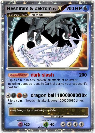 Pokemon Reshiram & Zekrom