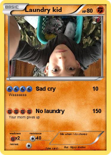 Pokemon Laundry kid