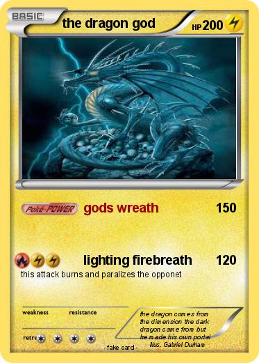 Pokemon the dragon god