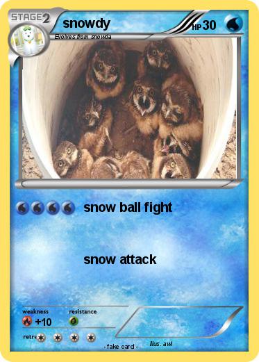 Pokemon snowdy