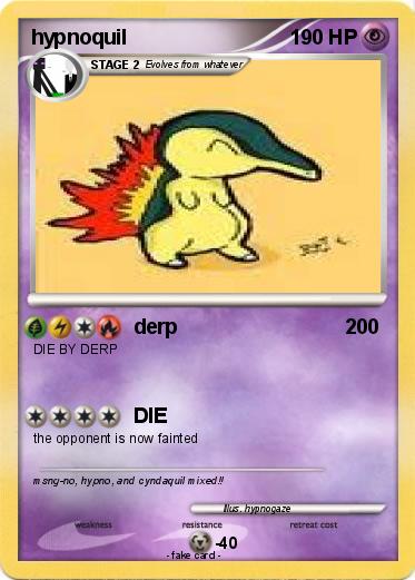 Pokemon hypnoquil