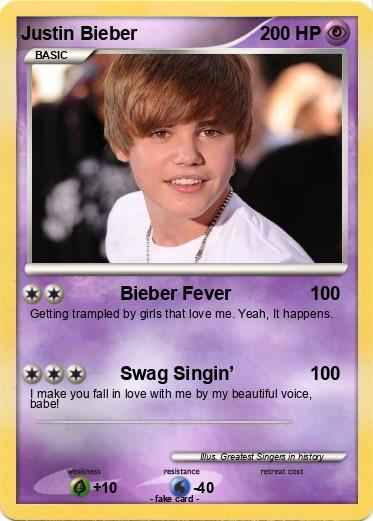 Pokemon Justin Bieber