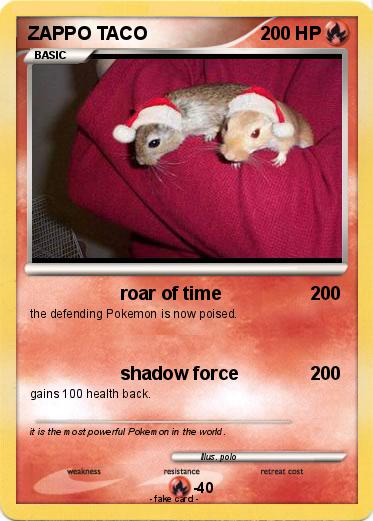 Pokemon ZAPPO TACO