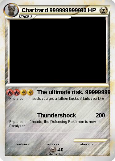 Pokemon Charizard 9999999999