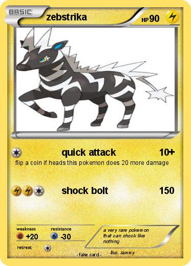 Pokemon zebstrika